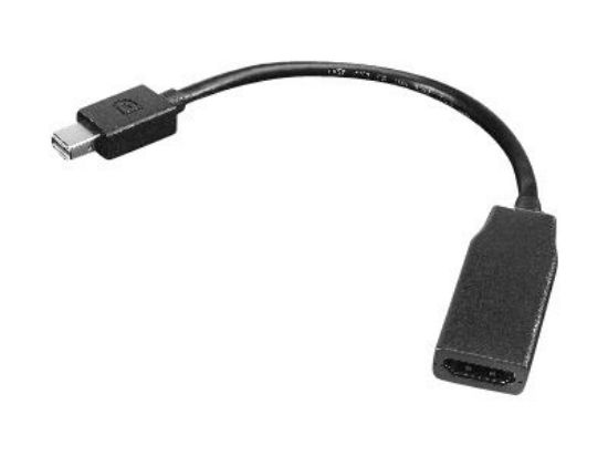 Image de Lenovo câble vidéo et adaptateur 0,2 m Mini DisplayPort HDMI Noir (0B47089)