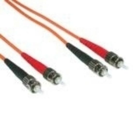 Image de C2G 1m ST/ST LSZH Duplex 62.5/125 Multimode Fibre Patch Cable câble de réseau Orange (85207)
