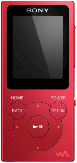Image de Sony Walkman NW-E394 Lecteur MP3 8Go Rouge (NWE394R)