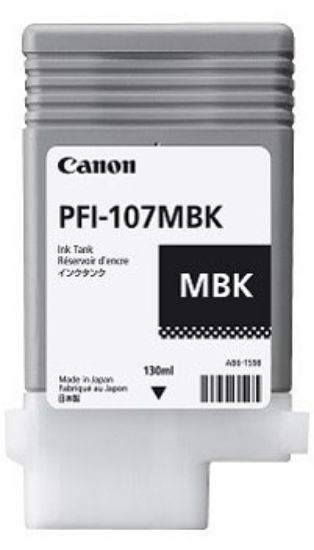 Image de Canon PFI-107MBK Original Noir mat 1 pièce(s) (6704B001)