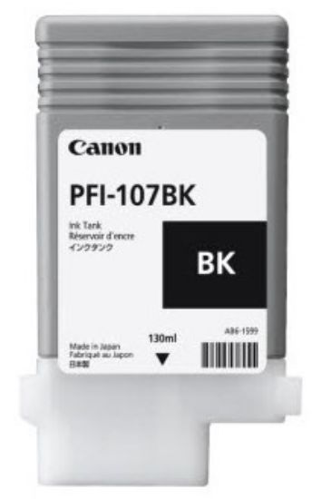 Image de Canon PFI-107BK Original Noir 1 pièce(s) (6705B001)
