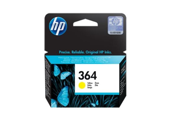 Image de HP 364 cartouche d'encre jaune authentique (CB320EE)
