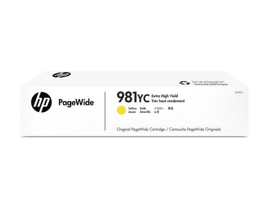 Image de HP 981YC Extra High Yield Yellow Original PageWide Cartridge cartouche d'encre Jaune (L0R19YC)