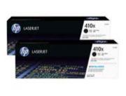 Image de HP 410X LaserJet, lot de 2 cartouches de toner grande capacité authentiques, noir (CF410XD)