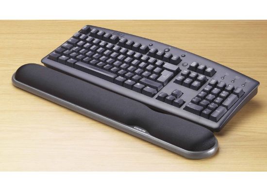 Image de Kensington Repose-poignets clavier en gel réglable en hauteur, noir (22701)