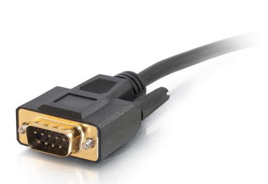 Image de C2G 0.5m DB9 - 3.5mm m/m 3,5mm Noir (87187)