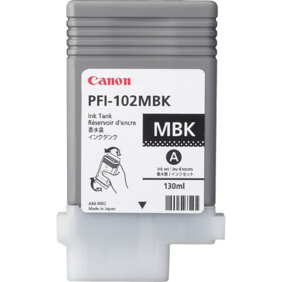 Image de Canon PFI-102MBK Original Noir mat (0894B001)