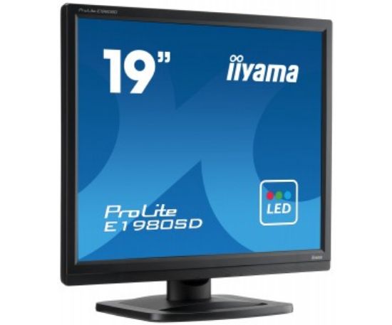 Image de iiyama ProLite E1980SD 48,3 cm (19") 1280 x 1024 pixels SX ... (E1980SD-B1)