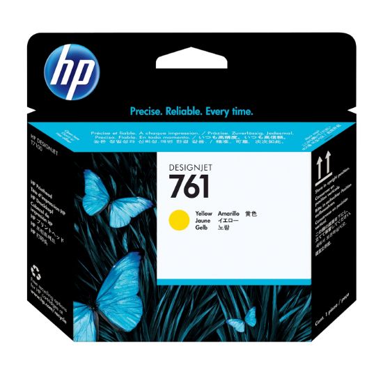 Image de HP 761 tête d'impression DesignJet jaune (CH645A)