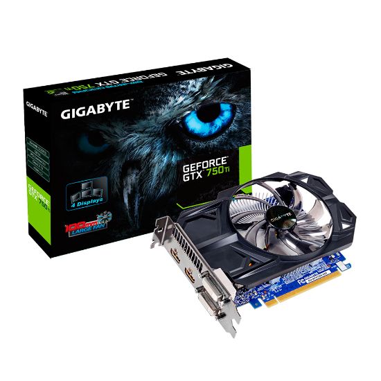 Image de Gigabyte GeForce GTX 750 Ti 2Go GDDR5 carte graphique (GV-N75TD5-2GI)