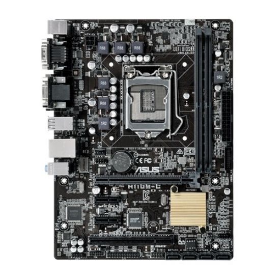 Image de ASUS H110M-C carte mère LGA 1151 (Emplacement H4) Mic ... (90MB0NY0-M0EAY0)