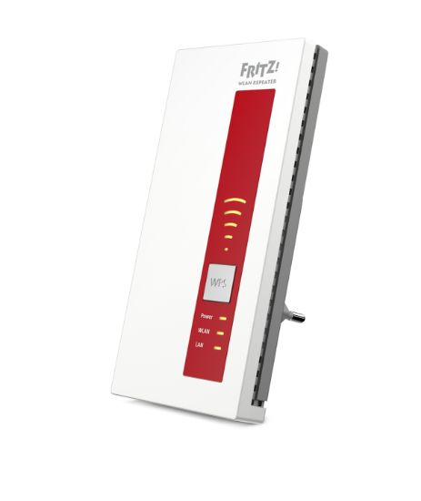 Image de AVM FRITZ!WLAN Repeater 1750E International Rouge, Blanc (20002712)