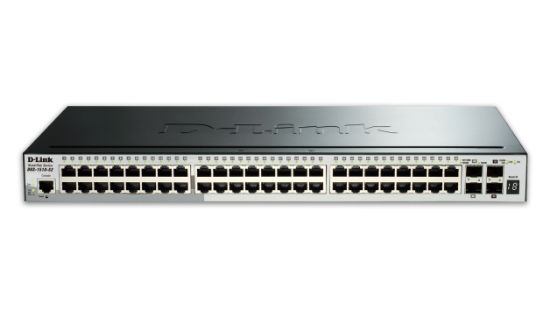 Image de D-Link commutateur réseau Géré L3 Gigabit Ethernet (10/100/1000) 1U Noir (DGS-1510-52X)