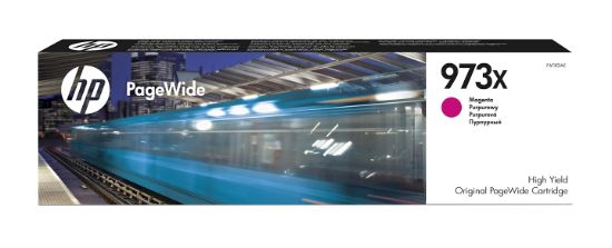 Image de HP 973X cartouche PageWide Magenta grande capacité authentique (F6T82AE)