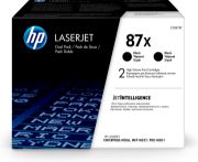 Image de HP 87X LaserJet, lot de 2 cartouches de toner grande capacité authentiques, noir (CF287XD)