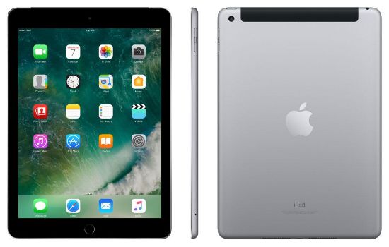 Image de Apple iPad Wi‑Fi + Cellular 128 Go Gris Sidéral (MP262NF/A)