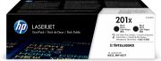 Image de HP 201X LaserJet, lot de 2 cartouches de toner grande capacité authentiques, noir (CF400XD)