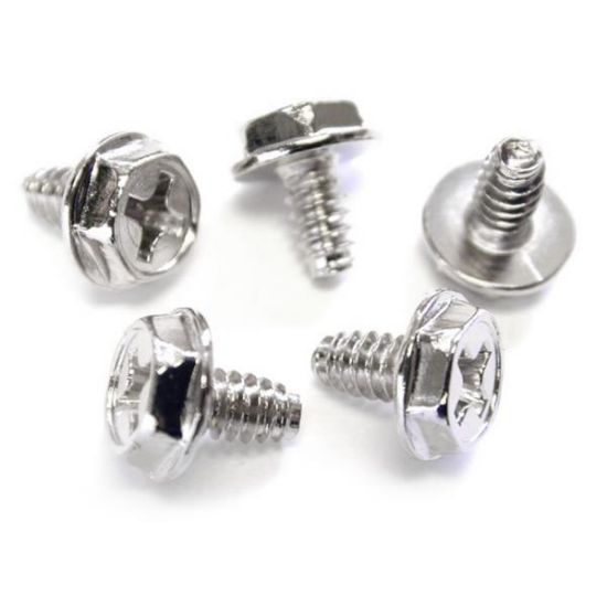 Image de StarTech.com Vis de remplacement 6 mm nº 6-32 pour assemblage d'ordinateur - Paquet de 50 (SCREW6_32)