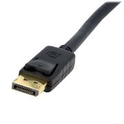 Image de StarTech.com Câble DisplayPort à Montage sur Panneau de 91cm - 4K x 2K - Câble d'Extension DP 1.2 M/F - Câble d'Extension Vidéo DP avec Connecteur DP à Montage sur Panneau - Câb ... (DPPNLFM3)
