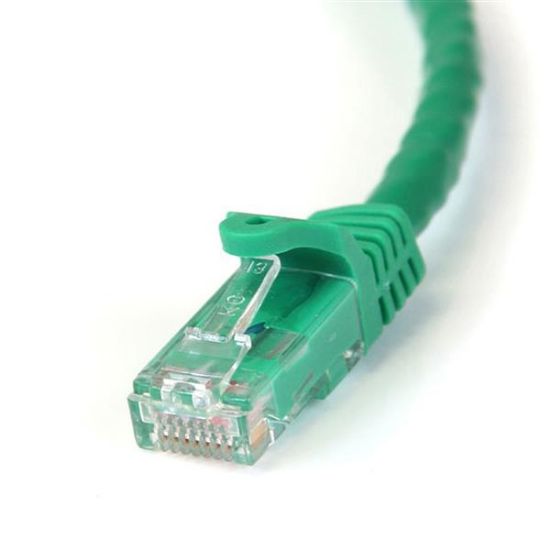 Image de StarTech.com Câble réseau Ethernet RJ45 Cat6 de 30,48 m - Vert (N6PATCH100GN)