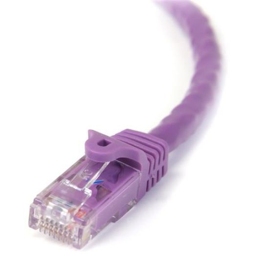 Image de StarTech.com Câble réseau Ethernet RJ45 Cat6 de 30,48 m - Violet (N6PATCH100PL)