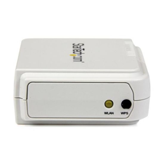 Image de StarTech.com Serveur d'impression USB 2.0 sans fil N avec port Ethernet 10/100 Mb/s - 802.11 b/g/n (PM1115UWEU)