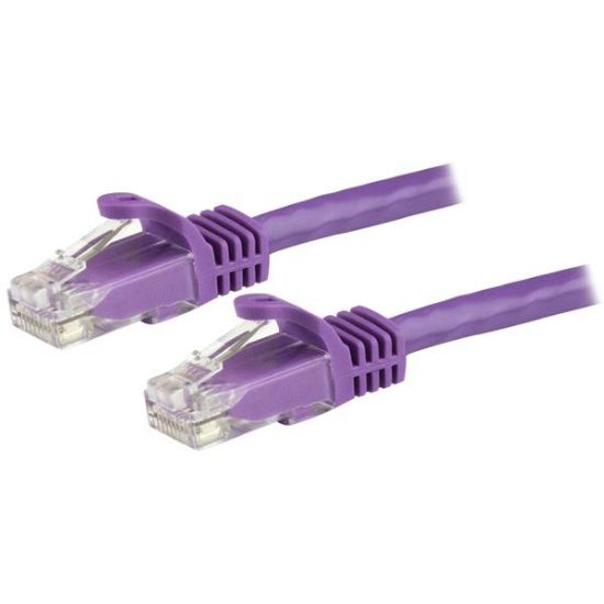 Image de StarTech.com Câble réseau Cat6 UTP sans crochet de 7 m - Violet (N6PATC7MPL)