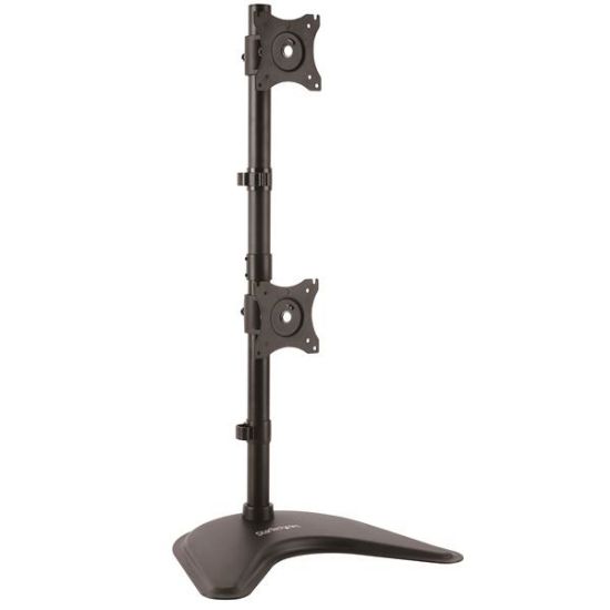 Image de StarTech.com Support de bureau pour deux écrans - Vertical (ARMBARDUOV)