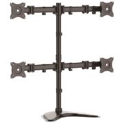 Image de StarTech.com Support de bureau articulé pour quatre écrans - Acier robuste (ARMBARQUAD)