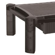 Image de StarTech.com Rehausseur d'écran PC avec tiroir - Hauteur réglable - Grand format (MONSTADJDL)