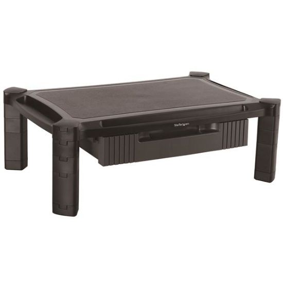 Image de StarTech.com Rehausseur d'écran PC avec tiroir - Hauteur réglable - Grand format (MONSTADJDL)