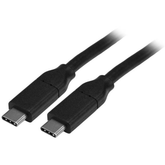 Image de StarTech.com Câble USB-C vers USB-C avec Power Delivery (5A) de 4 m - M/M - USB 2.0 - Certifié USB-IF (USB2C5C4M)
