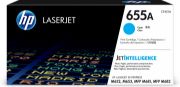 Image de HP 655A Toner LaserJet cyan authentique (CF451A)