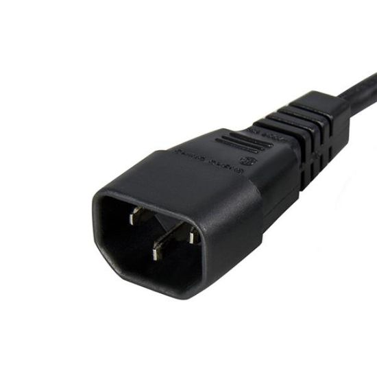 Image de StarTech.com câble électrique Noir 3,05 m Coupleur C13 Coupleur C14 (PXT1001410)