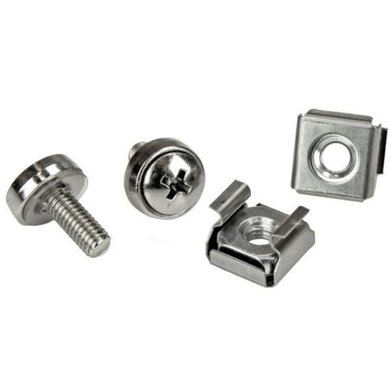 Image de StarTech.com Vis M5 et écrous cages M5 pour rack serveur - Paquet de 20 (CABSCRWM520)