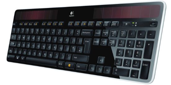 Image de Logitech K750 RF sans fil AZERTY Belge Noir clavier (920-002927)
