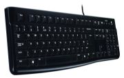 Image de Logitech K120 Corded Keyboard clavier USB QWERTZ Suisse Noir (920-002504)