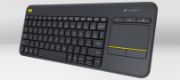 Image de Logitech K400 Plus Tv clavier RF sans fil AZERTY Français Noir (920-007129)