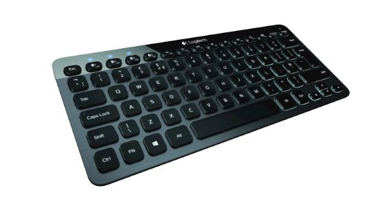 Image de Logitech K810 Bluetooth Noir, Gris (920-004308)