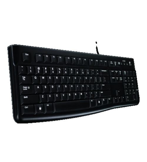 Image de Logitech K120 Corded Keyboard clavier USB Russe Noir (920-002506)
