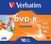 Image de Verbatim DVD vierge 4,7 Go DVD-R 10 pièce(s) (43521)