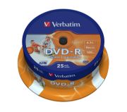 Image de Verbatim DVD vierge 4,7 Go DVD-R 25 pièce(s) (43538)