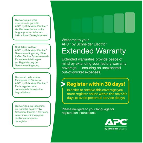 Image de APC Service Pack 3 Year Extended Warranty (WBEXTWAR3YR-SP-01)