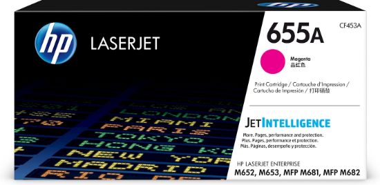 Image de HP 655A Toner LaserJet magenta authentique (CF453A)