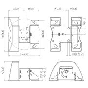 Image de Vogel's PUC 1035 plaque de plafond (7210350)