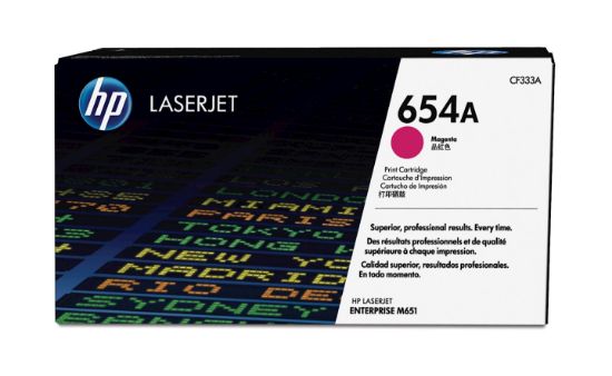 Image de HP Cartouche de toner magenta authentique LaserJet 654A (CF333A)