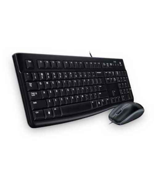 Image de Logitech MK120 USB QWERTY Pannordique Noir (920-002823)