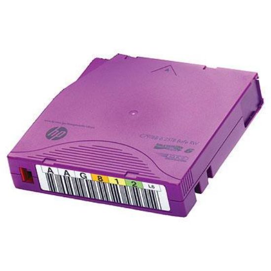 Image de HP HPE LTO-6 Ultrium 6.25TB BaFe RW Non Custom Labeled Data Cartridges 20 Pack Cassette de données - Violet (C7976BN)