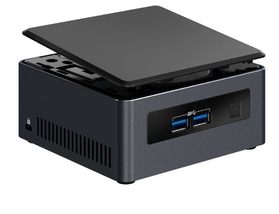 Image de Intel NUC barebone PC/ poste de travail i3-7100U 2,40 ... (BLKNUC7I3DNH2E)