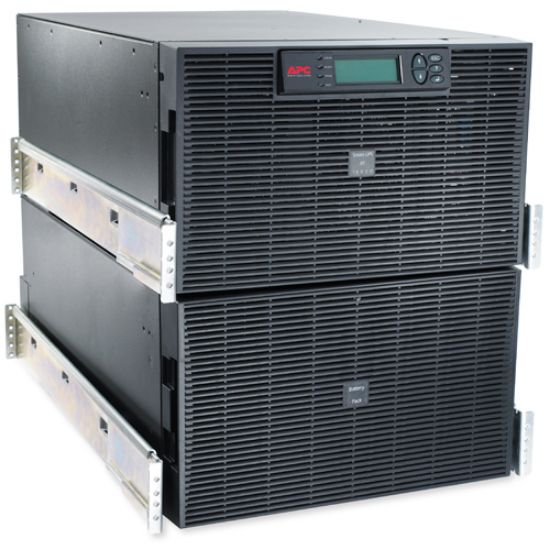Image de APC Smart-UPS On-Line alimentation d'énergie non interruptible Double-conversion (en ligne) 15 kVA 12000 W 8 sortie(s) CA (SURT15KRMXLI)